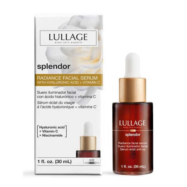 LULLAGE, Splendor, Dropper, Suero Iluminador Facial, Tratamiento Facial Anti-edad, Aclara,