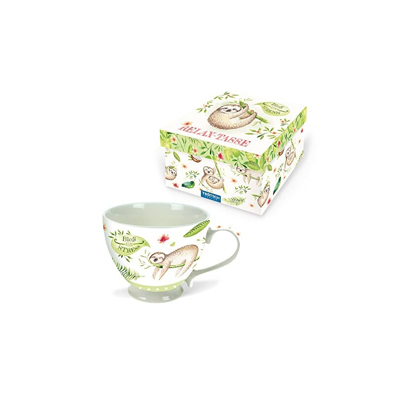 Trötsch Sammeltasse Relaxtasse Bloß kein Stress: Kaffeetasse Teetasse Geschenkidee Geschenk