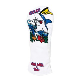 WINWIN STYLE WINWIN-WINN STYLE ALOHA SHARK HEADCOVER FOR DRIVER HC-408 [Aloha Shark/TAMO Collaboration Model]