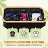 Laundry Hamper 3 Section, 160l Extra Large Hampers For Laundry