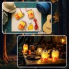 VIHOSE 12 Set Camping Lanterns Crafts with LED Candle Light