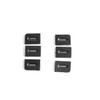LST CD Radio Buttons Set Cover 16 Pieces Black RCD300