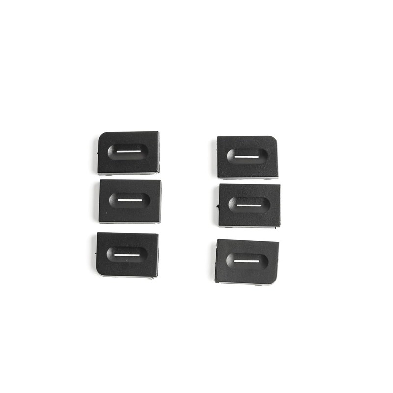 LST CD Radio Buttons Set Cover 16 Pieces Black RCD300