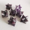 Lovionus89 Natural Amethyst Merkaba Crystal Protection Sacred Meditation Energy Generator