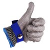 CPTDCL 316L Stainless Steel Mesh Cut Resistant Gloves Kitchen Butcher