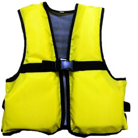Junior Floating Vest Small FK-220 Life Jacket, Kids Simple Design (Yellow)