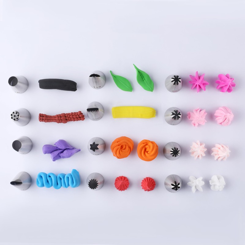 12PCS Piping Tips Set, Food Grade and Premium Stainless Steel