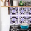 10Pcs set Imitation Ceramic Tile Wall Sticker Waterproof SelfAdhesive Wallpaper