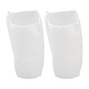2PCS Filter Sleeve 6in White Elastic Polyester Prefilter Cover for