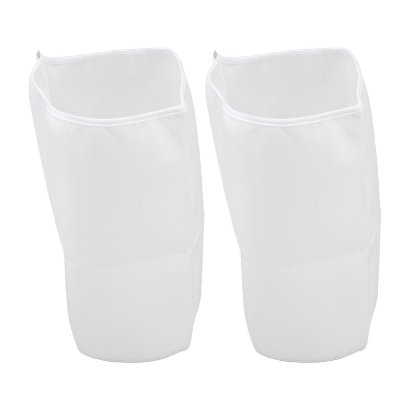 2PCS Filter Sleeve 6in White Elastic Polyester Prefilter Cover for
