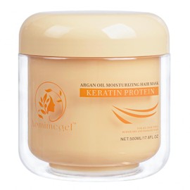 Mascarilla para Cabello con Colágeno y Aceite de Argán – Reparación Profunda e Hidratación Intensa, Tratamiento para Cabello Seco y Dañado, Apta para Todo Tipo de Cabello, 500ml