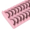 PestañAs Postizas PestañAs de Tiras Rusas, 10 Pares de PestañAs
