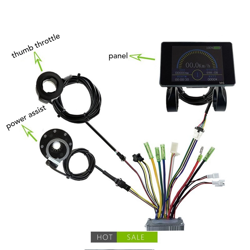 Electric Bike Conversion Kit 22A Electric Bike Speed Controller Kit