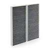 RIDEX Cabin Air Filter 424I0672 Pollen Filter Activated Carbon Height: