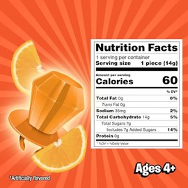 Ring Pop Individually Wrapped Orange Candy 30 Count Bulk Lollipop Pack – Orange Punch Flavored Lollipop Suckers for Kids, Fun Candy for Parties & Celebrations, Party Favors, 15 Ounces
