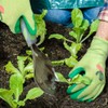 Jardineer Multi-Use Soil Scoops, Stainless Steel Garden Trowel, All-in-One Dirty