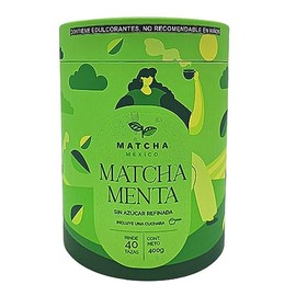 Matcha con Menta Para Bebidas y Lattes Sin Azcar Ni Lcteos Hecho Con T Verde Matcha Orgnico (400 Gramos)                                              