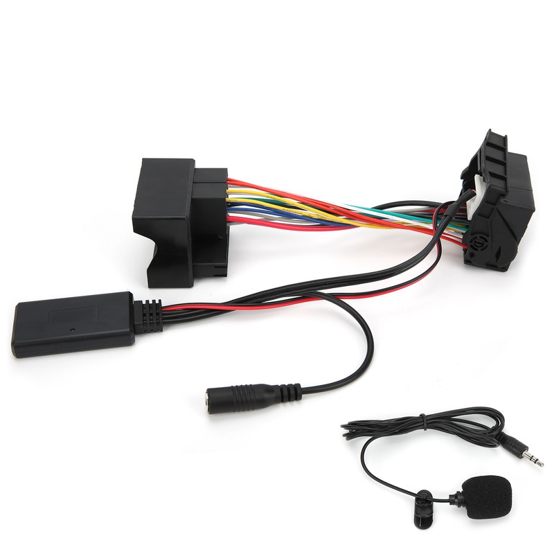 12Pin Bluetooth AUX-IN Cable Stereo Audio Adapter with Microphone Fit