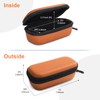 Bukere Double Eyeglasses Case with Adjustable Slots, EVA Hard-shell Travel