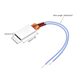 MECCANIXITY PTC Heating Element 12V 3W-25W 110C Consistent Temperature Ceramic Thermostatic for Heating