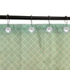 Crystal Shower Curtain Hooks Decorative Clear Bling Rings Cute Girly