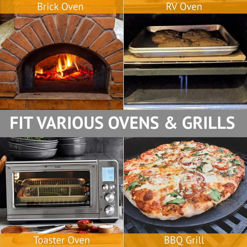 Waykea 12" x 12" Pizza Stone Square Baking Stone |