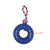 Dog Tire Chewing Toy Bite Resistant Treat Dispensing Rubber Aggressive