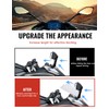 Windshield for Ninja 500 2024 2025, 18.4" Clear Motorcycle Windscreen