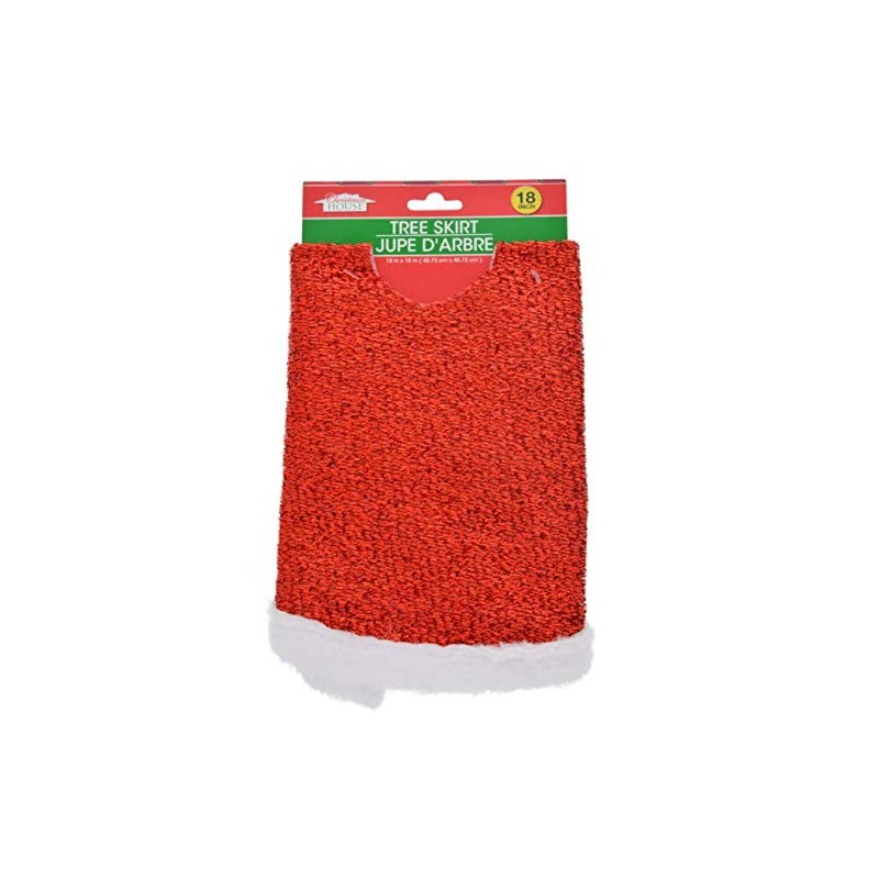 Christmas House Value Tinsel Tree Skirt - 18 in. -