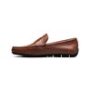 Florsheim Men's Lago Penny Driver Loafer, Cognac Milled, 9.5