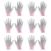 HARFINGTON 6 Pairs ESD Anti Static Gloves 19cm Overlock Edge