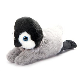 The Petting Zoo Penguin Chick Stuffed Animal Plushie Slap Bracelet, Gifts for Kids, Slapstix Wildlife Animals, Gray Penguin Chick Plush Toy, 9 inches