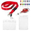 Lanyard with Card Holder 4pc Set, Includes 1 Detachable Safety