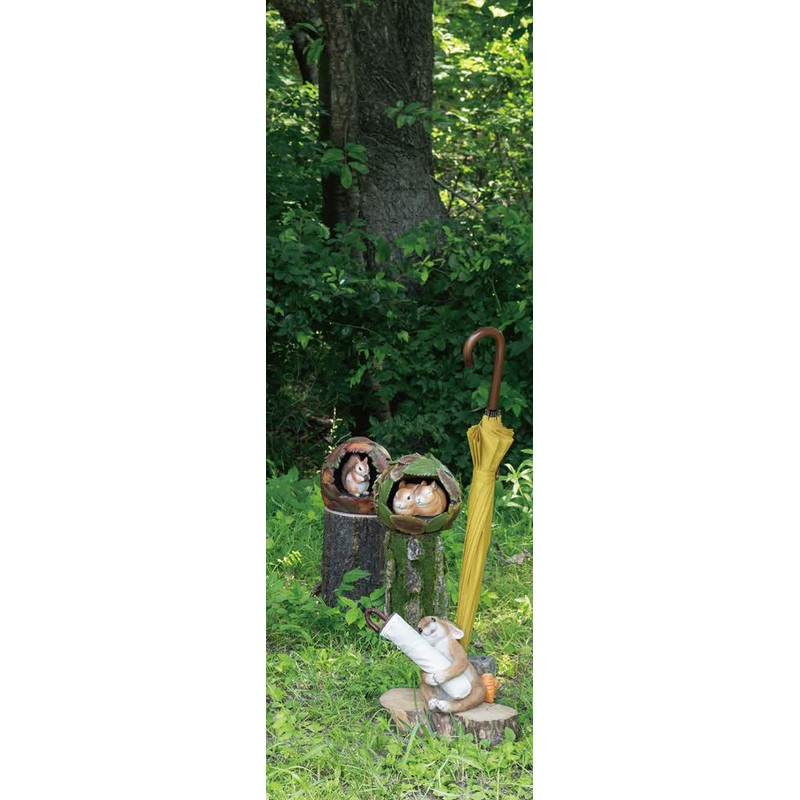 Setokraft SR-0841 3 Umbrella Stand Rabbit Height: Approx. 7.7 inches