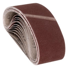 Kozelo 24 Pcs Sanding Belts 4 x 24 Inch 120 Grit Aluminum Oxide Abrasive Sandpaper for Belt Sander Metal Grinding Wood Working Weld Rust Removal