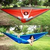 Camping Hammock - Double/Single Size Lightweight Nylon Hammock 660lbs Capacity