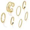 7-20PCS Knuckle Stacking Rings for Women Stackable Joint Finger Statement