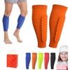 Shin Defender Shin Guards (Orange, S(Age 11-13))