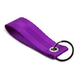 VmG-Store Key Chain Lanyard 9 x 2.5 cm for Car Key Motorcycle Key Ring Motorsport Sports Strap Tuning Accessories Durable S146, purple