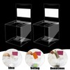 Ysglory 20 Pack Clear Raffle Ticket Box Suggestion Voting Box