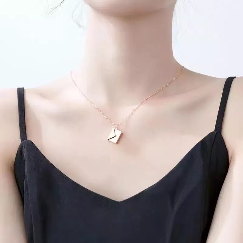 Atla Collar De Sobre Con Carta De Amor Secret Para