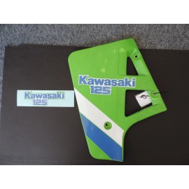 Evolution MX 1987 KAWASAKI KX 125 TANK AND RADIATOR SHROUD DECAL KIT AHRMA VINTAGE MOTOCROSS