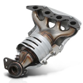M-AUTO Catalytic Converter Compatible with 2001 2002 2003 2004 2005 Honda Civic, Fits CX, DX, HX, LX, VX Models with 1.7L Direct-Fit (EPA Compliant)