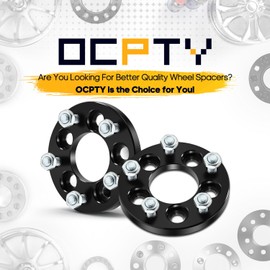 OCPTY 5x100 to 5x114.3 Wheel Adapters Lug Centric 15mm 5 Lug 12x1.5 67.1mm hub bore fits for Century 1980-1988 for Skyhawk 1983-1989-NOT FIT Stock Rims Wheel Adapters 2PCS