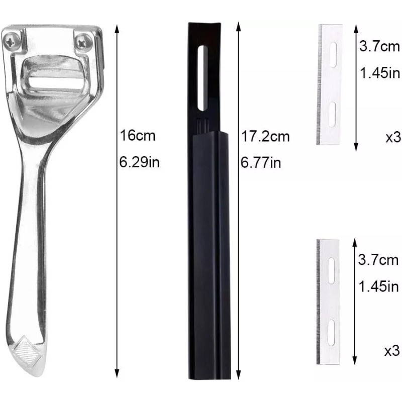 Unbranded Skiving Knife Metal Leather Skiver Leather Craft Tools Hand