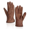 OLSON DEEPAK Leather Gardening Gloves for Women, Work Gloves, Cowhide