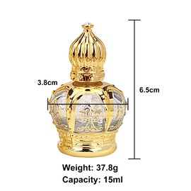 Elegauit Essential Oil Roller Bottles, 15ml 4 Pack Mini Glass Bottles Refillable Roll on Bottle with Roller Ball for Essential Oil, Perfume Sample Travel Containers