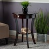 Winsome Wood Sasha Accent Table, Cappuccino