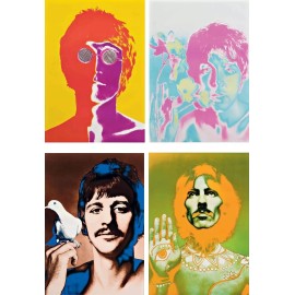The Beatles 13" x 19" Re-Print Music Concert Poster