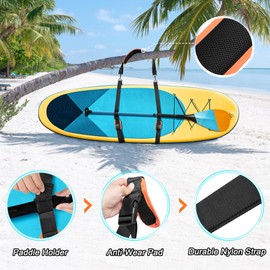 [GOBUROS] Surfboard Strap Carrying Shoulder Surfboard Kayak Carrying Strap Board Shoulder Strap for Paddle Board Surfboard Longboard Canoe Kayak
